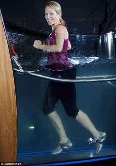underwater running